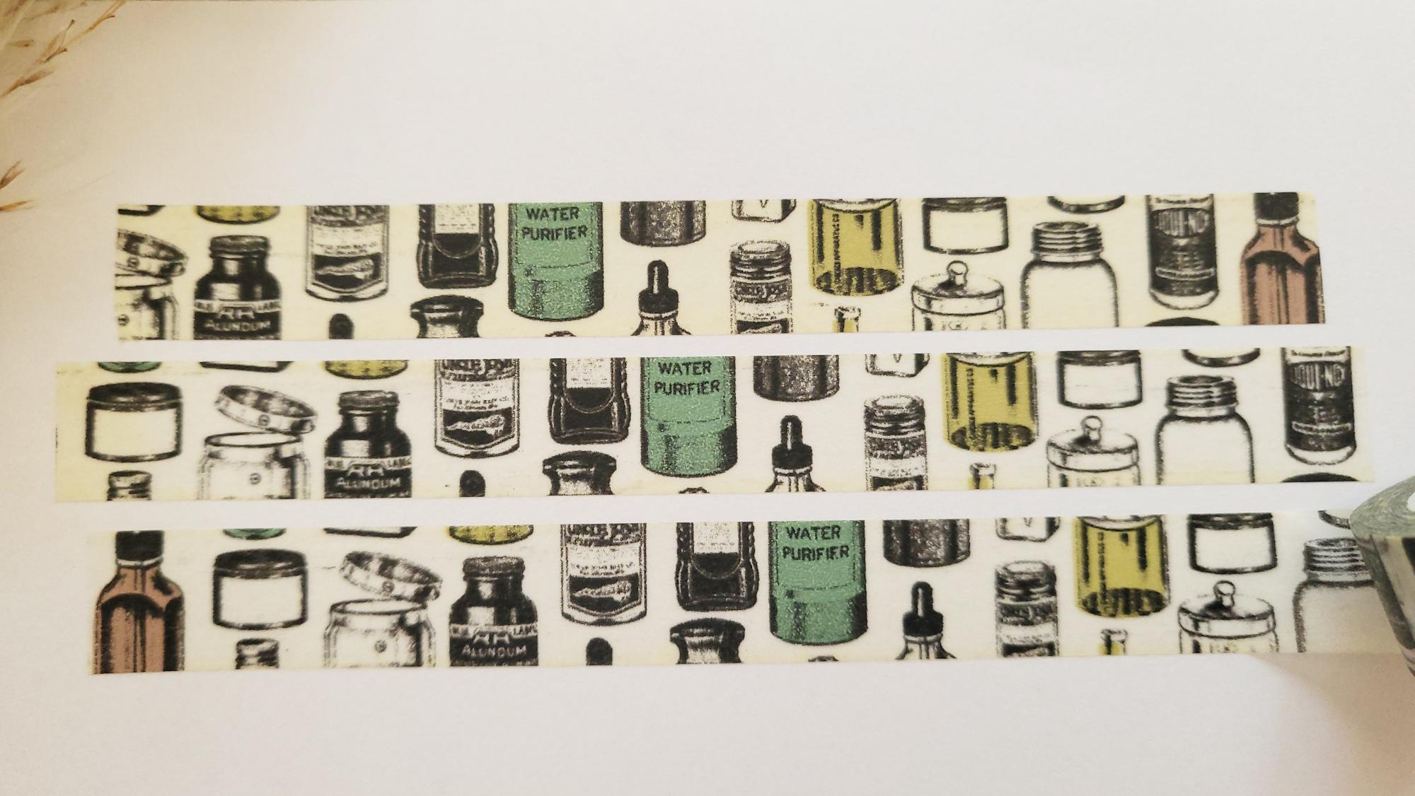 Washi Tape Flaschen
